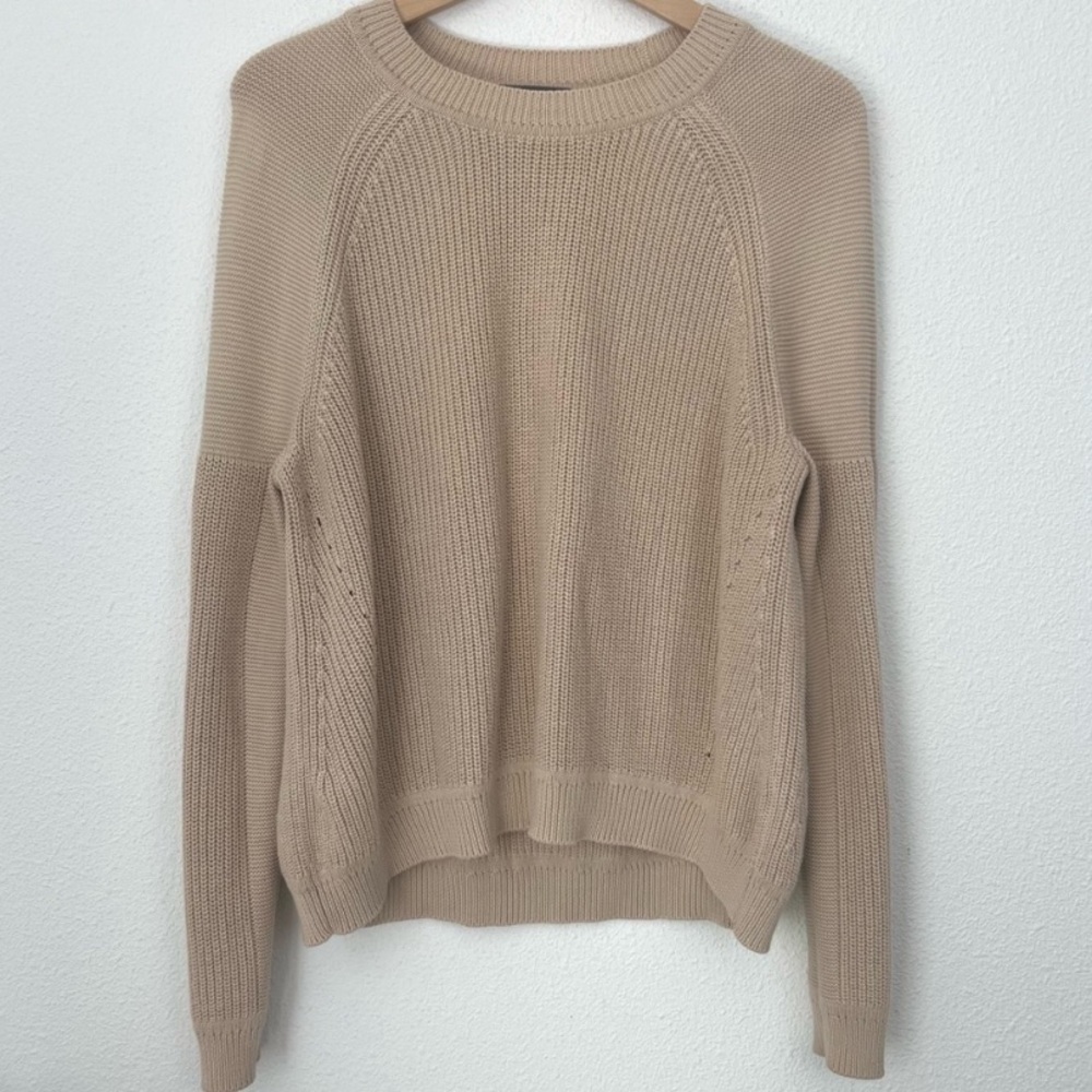 Vince Cotton Pointelle Sweater